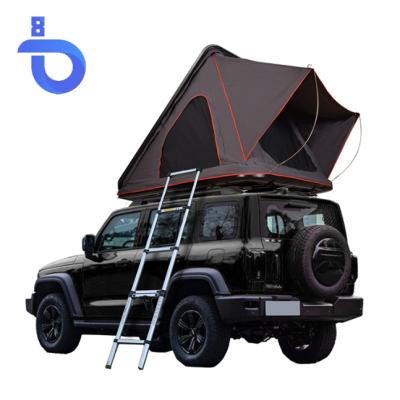 China Extended Type RISE Boarding and Handling in Stock 2021 Shell Car Roof Top Tent Camping Truck Hard Folding Rooftop Tent for SUV for sale