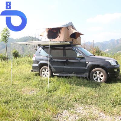 China Fishing Camping Gear 270 Degree Free Standing Tent For Cars Dk-5 Tent Car Tent Roof Top Two Side Hard Shell for sale