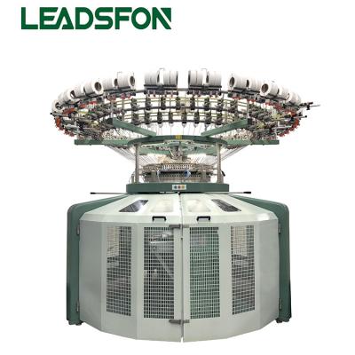 China LEADSFON New Design Single Weft Sinkerless Jersey Circular Sinkerless Machine for sale