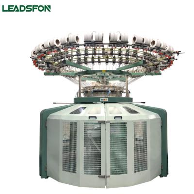 China LEADSFON High Speed ​​Pile Single Circular Weft Open-width Jersey Knitting Machine for sale