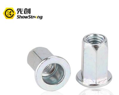 China Stainless Steel Flat Head Rivet Nut Rivet Nut for sale