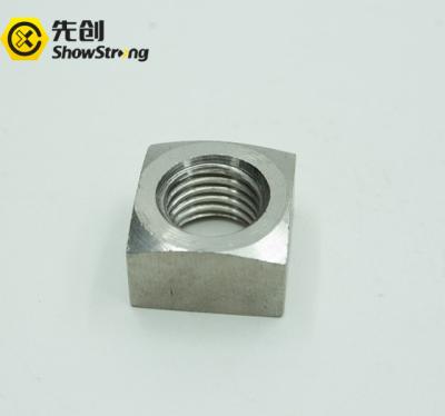 China Carbon Steel Square Corrugated Loard Nuts DIN562 DIN557 for sale