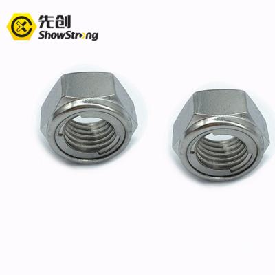 China Carbon Steel All Metal Lock Nut DIN6925 Reigning Torque 4.8 /8.8Grade for sale