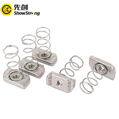 China Heavy Industry Spring Nuts Oblong Spring Nut With Galvanized for sale