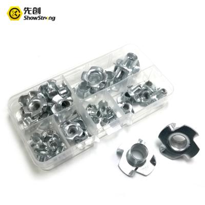 China Galvanized Heavy Industry Carbon Steel DIN1624 Four Claws Nut for sale