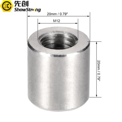 China Heavy Industry Carbon Steel DIN6334 Round Long Coupling Nut for sale