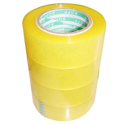 China Carton Sealing Express Box Seal Gasket Paper Sealing Tape Width 4.5cm Large Roll Transparent Tape for sale