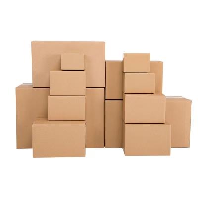 China Recycled Materials Packaging Postal Delivery Paper Box Express Custom Corrugated Stain Paper Box Custom Cardboard for sale