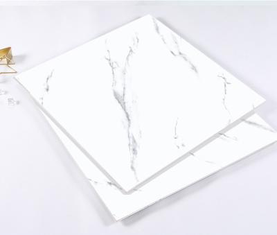 China Europe Like Clouds Porcelain Floor Tiles 600x600 White Polished Super White Grain Ceramic Tile for sale