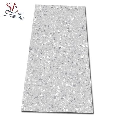 China China Floor Tiles Terrazzo Series Modern Polished Full Engineering Glazed Ceramic Tile / Bric Use For Bathroom for sale