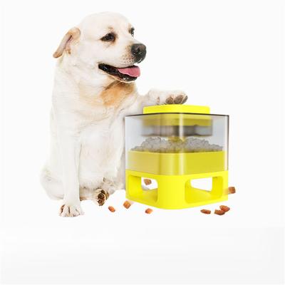 China Square Box Non-automatic Slower Bowl Driver Dog Toys Puzzle Pet Anti Slip Food Dispenser Storage Box Without Power for sale