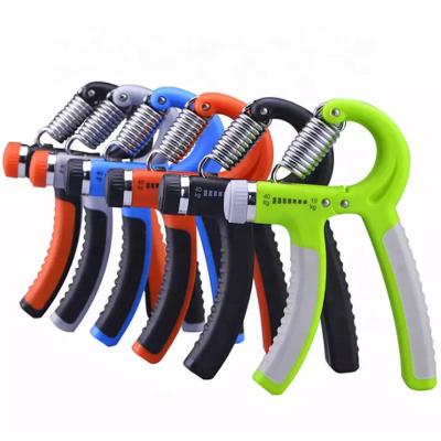 China Home Trainer Automatic Counting Adjustable Hand Grip Strength Exercise Hand Grip Forearm Test Program Finger Strengthener Trainer 10-40 Kg for sale