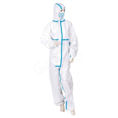 Китай Водоустойчивый биологический Coverall XXXL устранимый медицинский продается