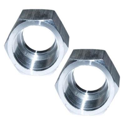 China Aluminum Nickel Plated Metal Brass Machining Thin Hex Nut M5X3 for sale