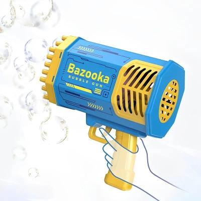 China Outdoor Toys Bubble Blowe Set Hot 9 Holes Rocket Bazooka Bubble Gun Bubble Toys Gun Rechargeable Electric Bubbles Machine Outdoor Summer Toys for Kids for sale