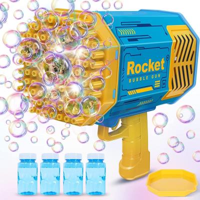 China Outdoor Toys Bubble Blowe Set Bubble Gun Wholesale Top Selling Rocket Launcher Boom Bazooka Bubble Gun for sale