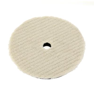 China Factory 5 inch/6 inch Japan Polishing Sheepskin Sheepskin Lambskin Polishing Pad Wool Car Wool Polishing Pad for sale