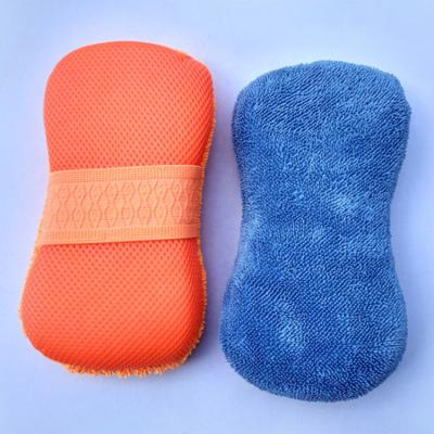 China car wash & Clean Braided Car Sponge Word Twisted Car Sponge Block Car Wash Absorbent High Density Stabilized Thickening Feeds 8 for sale