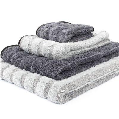 China Super Absorbent And Factory 1200 Gsm Patened Soft Hybrid Twist Loop Microfiber Drying Towel for sale