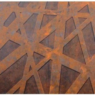 China Chapa de aço corten para lareira Chapa de aço corten de 50 mm de espessura Chapa de aço resistente ao intemperismo à venda