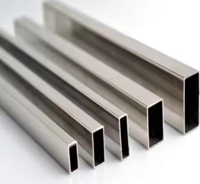 China Mirrored Rectangular Stainless Steel Tube Thickness 1.7mm 316 Stainless Square Tube for sale