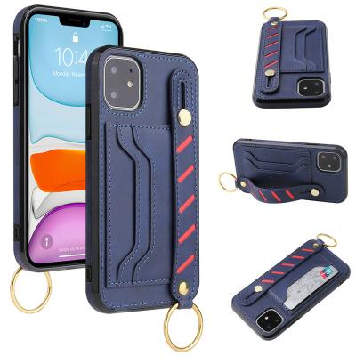 China 3 Card Slots Hold Function 2020 Hot Product For iPhone X Phone Case Price Back Cover Cheap Soft Leather Suede Name Card Holder Card Holders For iPhone 12 11 Xr Xs 6s 7 for sale