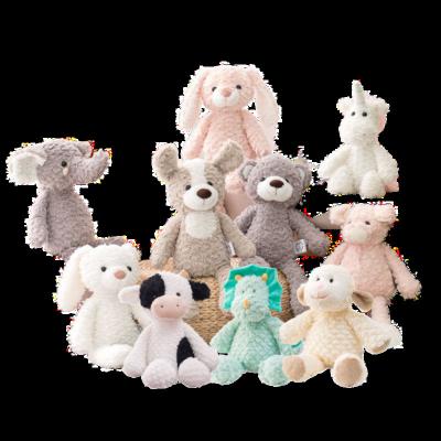 China Bunny Sheep Bears Cows Pig Dinosaurs Leg Cute Stuffed Baby Bedtime Long Leg Dinosaurs Dog Plush Toys for sale