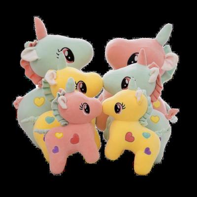 China Gift Kids Toys Hot Selling Novelty 20CM 25CM 30CM Living Room Unicorn Stuffed Animals Cute Plush Doll Toys For Children for sale