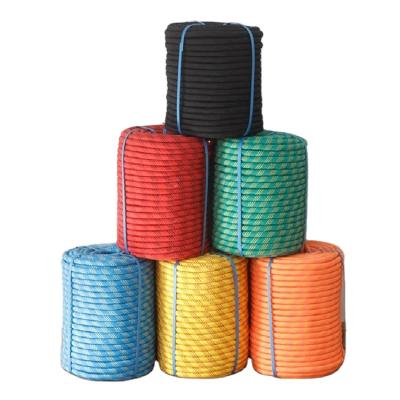 China Customized Professional Outdoor Climbing Rope Static Climbing Parachute Rope Escape Rope Ice Fire Rescue Outdoor Climbing Rope for sale