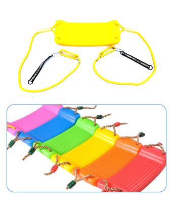 China Modern Hot Sales Plastic Rainbow Curved Plate Wholesale Plastic Swing Sets For Outdoor Cheap Rainbow Swing Seat for sale