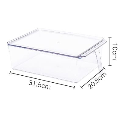 China Freshness Keeping Best Selling Household Kitchen Refrigerator Fruit Food Drawer Plastic Egg Storage Box And Bins for sale