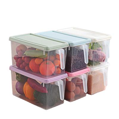 China Freshness Preservation Refrigerator Storage Box Kitchen Storage Box Drawer Type Food Freezer Box For Fresh Vegetables for sale