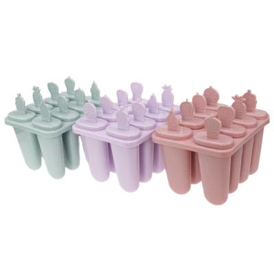 China Sustainable Ice Cream Mold Plastic Ice Pop Mold Firms Ice Cream Maker Factory Price 8 Grids (PP) Plastic Home Kitchen 3-5days Stocked Support for sale