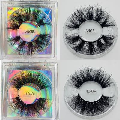 China Thick Hot Sale Full Lashes3d False Eye Strips Custom Packaging Box Own Logo Brand Mink Eyelashes With Factory Price for sale