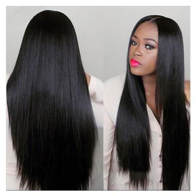 China Other 2022 Fashions New Design High Quality Natural Medium Length Straight Black Wavy Curly Hair Wigs For Black Women for sale