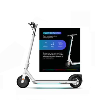 China 1' Fast Fold Dual Brake LCD Display New High Quality Fast Powerful 250W Adult 2 Wheel Two Wheel E Scooter Folding Electric Scooter for sale