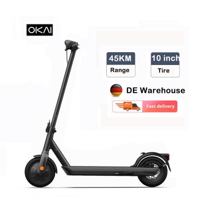 China Scool /city scooter 2021 OKAI US EU warehouse electric scooter 10inch long range 45km portable electric scooters for sale