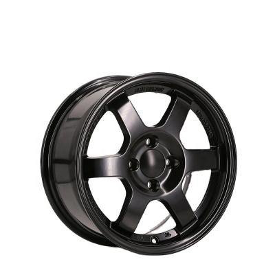 China Wholesale Customized Aftermarket Aluminum Wheel Factory Gravity ALLOY Casting Alloy Wheels Te37 Volk Spokes for sale