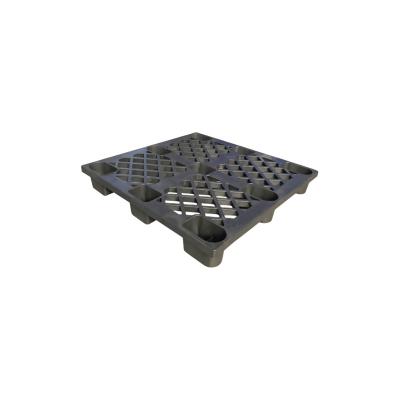 China Best Price Eco-Friendly Supply Customization Solid-Wall Molded Black Plastic Pallet-Recycle-Supplier for sale