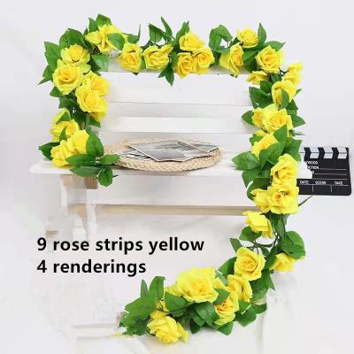 China Modern High Quality Safety Plants Artificial Rattan Rose Indoor Production for sale