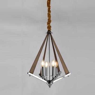 China Industrial 4 Lights Wholesale Chandeliers Industrial Indoor Retro Iron Material Hanging Pendant Light For Living Room Dining Room for sale