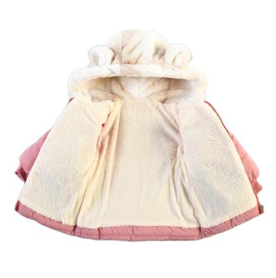 China Best Selling Goods Breathable Using 2021 Little Girls Winter Fleece Coat Kids for sale