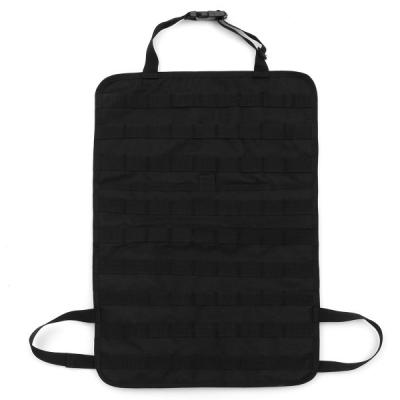 China Tactical MOLLE Car Back Seat Organizer Universal Seat Cover Case Vehicle Panel One Size for sale