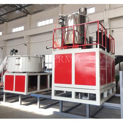 China 45kW Power PVC PP PE Mixer/Mixing Machine for 600L Max. Loading Volume Requirement for sale