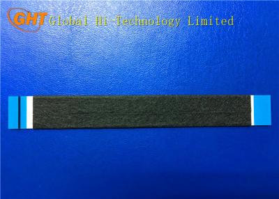 China 24 Pin Flexible Shielded Flat Ribbon Cable With Black Tape / Copper Foil for sale