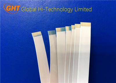 China 16 Pin Au Plated FPC Ribbon Cable Pitch 0.5mm Flexible Flat Cable for sale