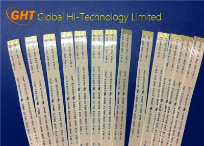 China Au Plating 8 Pin PC Ribbon Cable / Flat Flexible Cable Manufacturers for sale