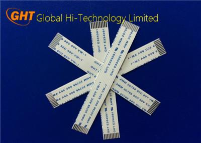 China High Precision 1 mm Ribbon Cable 10 Pin Flat Ribbon Cable For MP3 / MP4 for sale