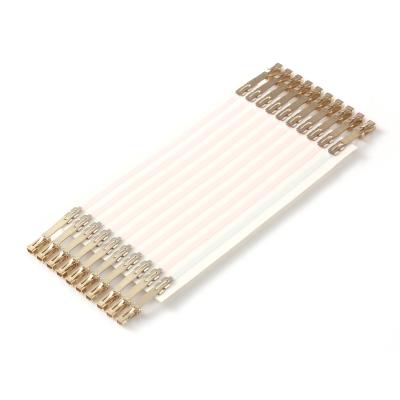 China 2.54mm Pitch Terminal Crimping Type Ffc Cable Gold Plated With Male And Female Terminal for sale