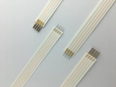 China 4 Pin-Anschluss-Kräuselungsart Ffc-Kabel-Gold überzogen mit männlichem/weiblichem Anschluss mit Wohnung zu verkaufen